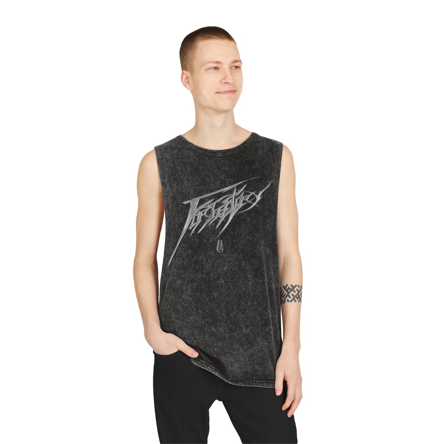 Chrome FGND Stonewash Tank Top