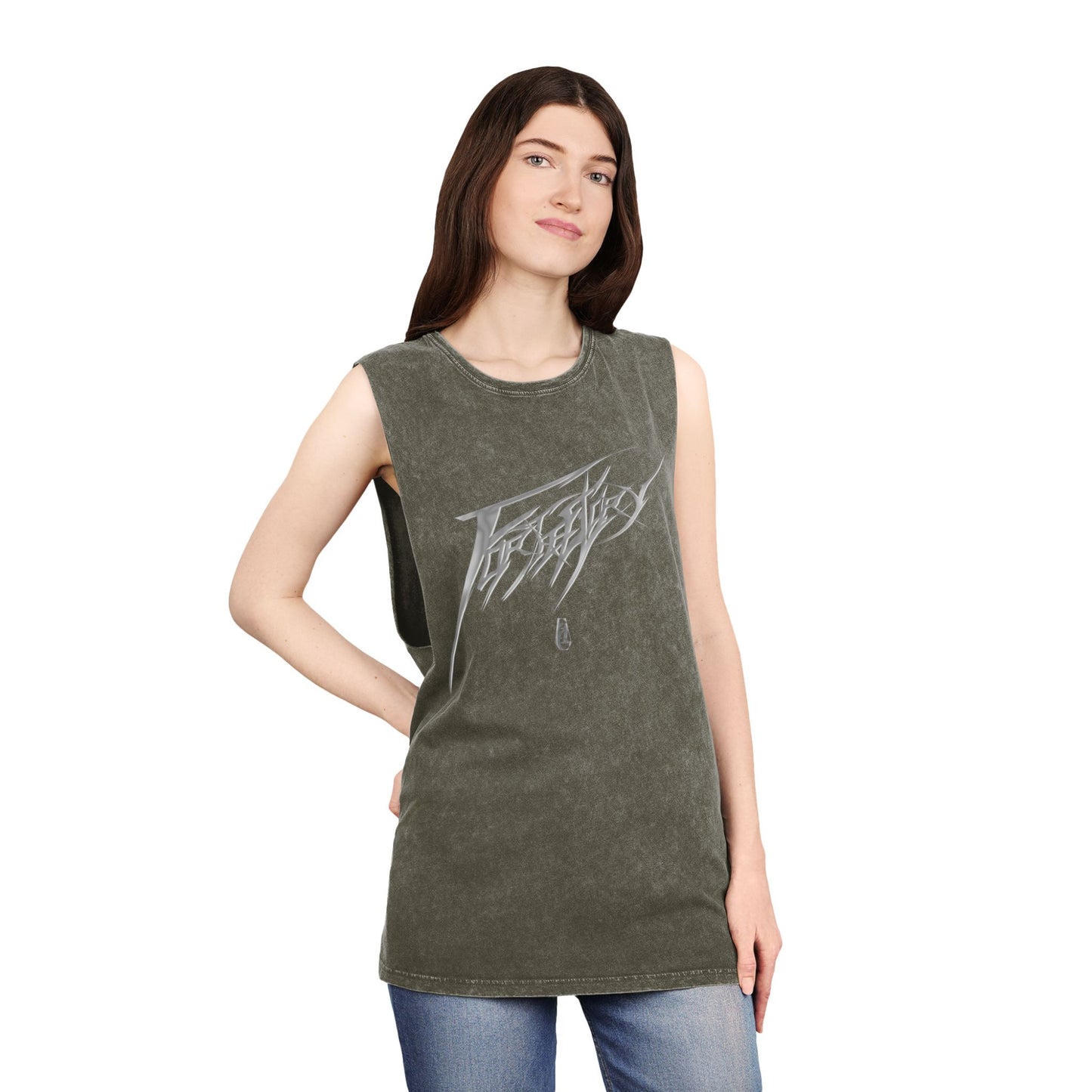 Chrome FGND Stonewash Tank Top