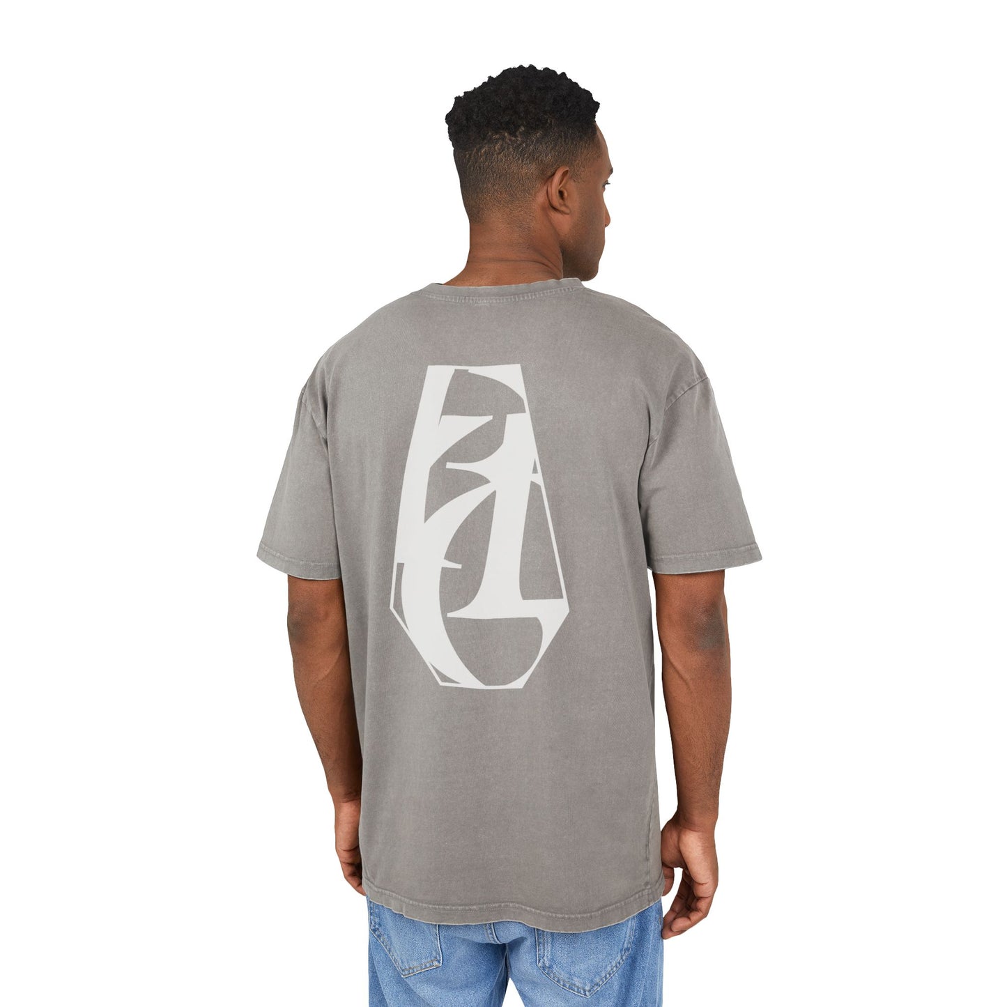 Coffin Acid Washed Heavy Oversize Tee(all sizes)