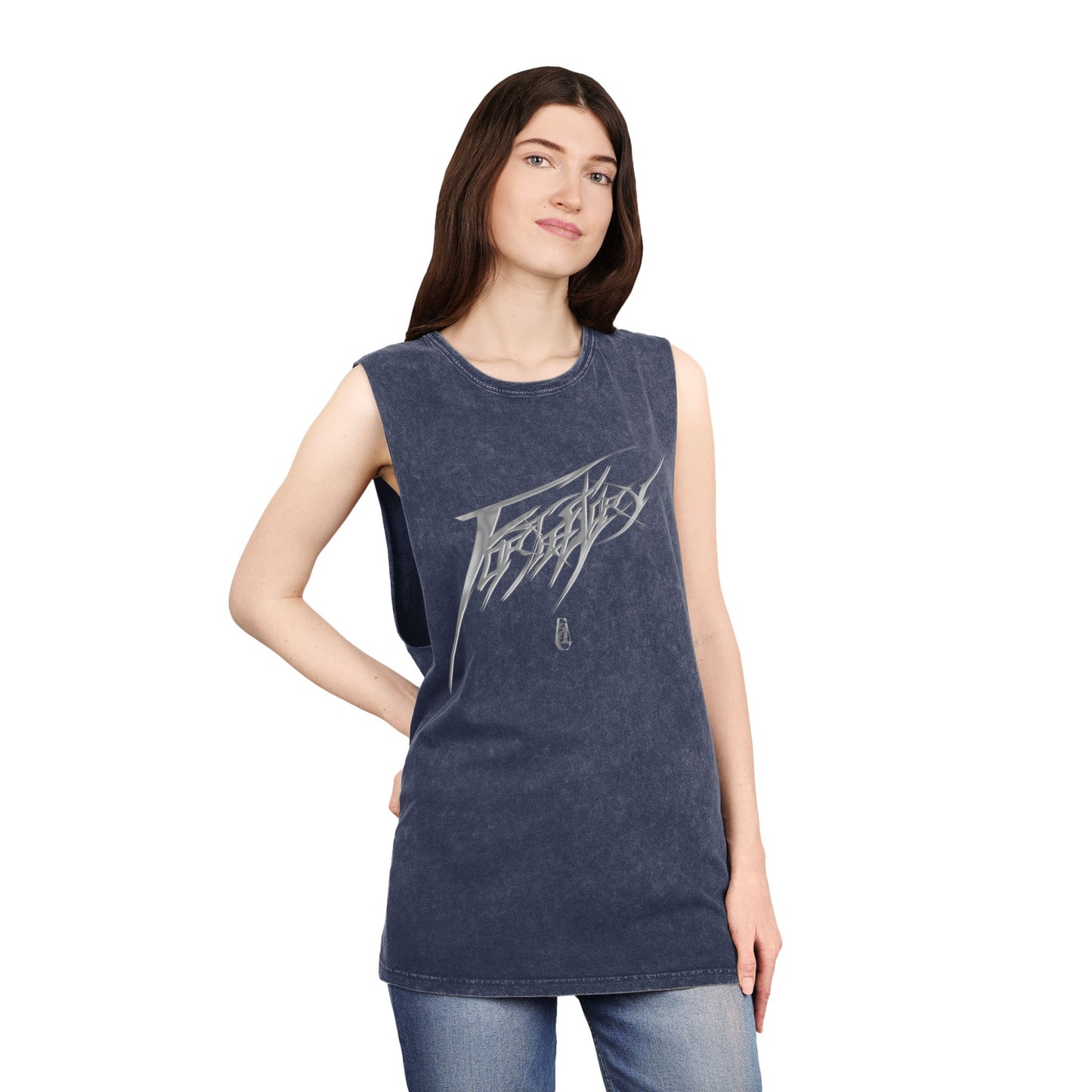 Chrome FGND Stonewash Tank Top
