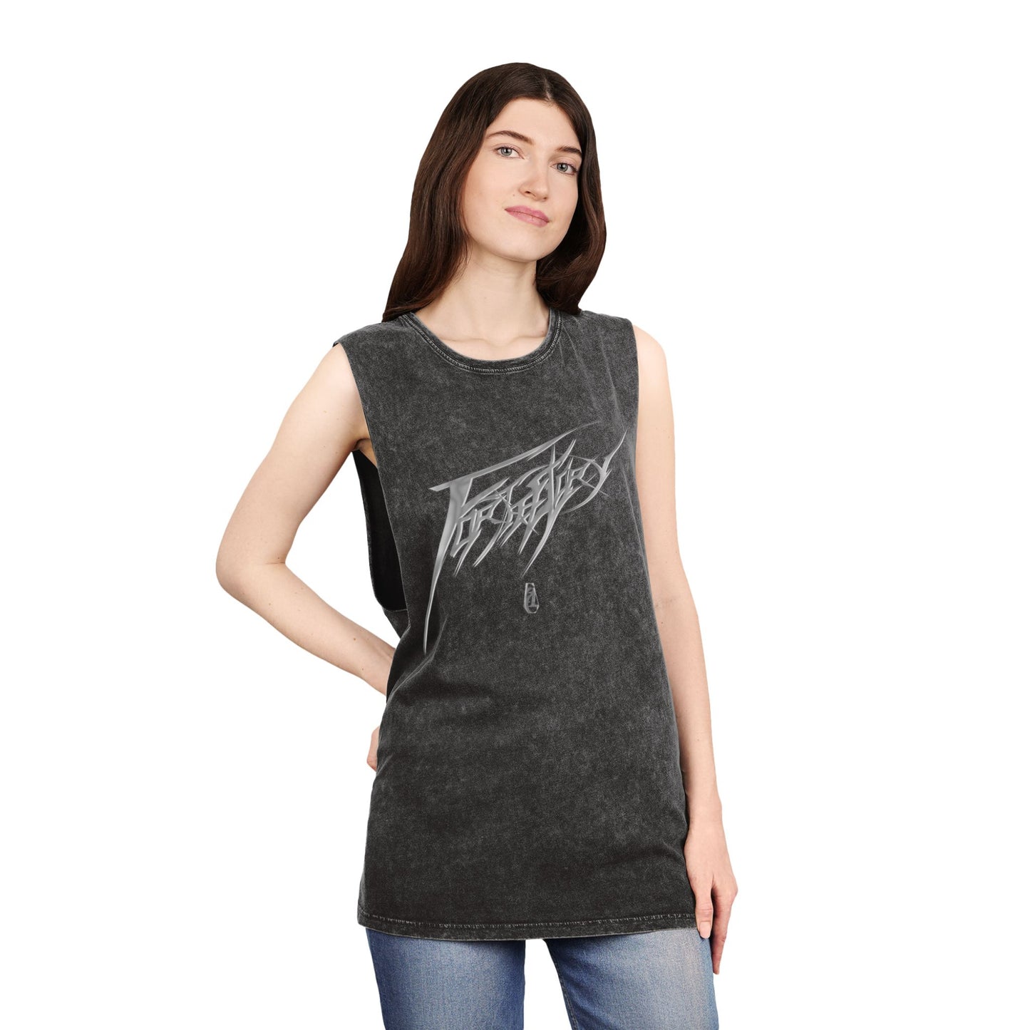 Chrome FGND Stonewash Tank Top