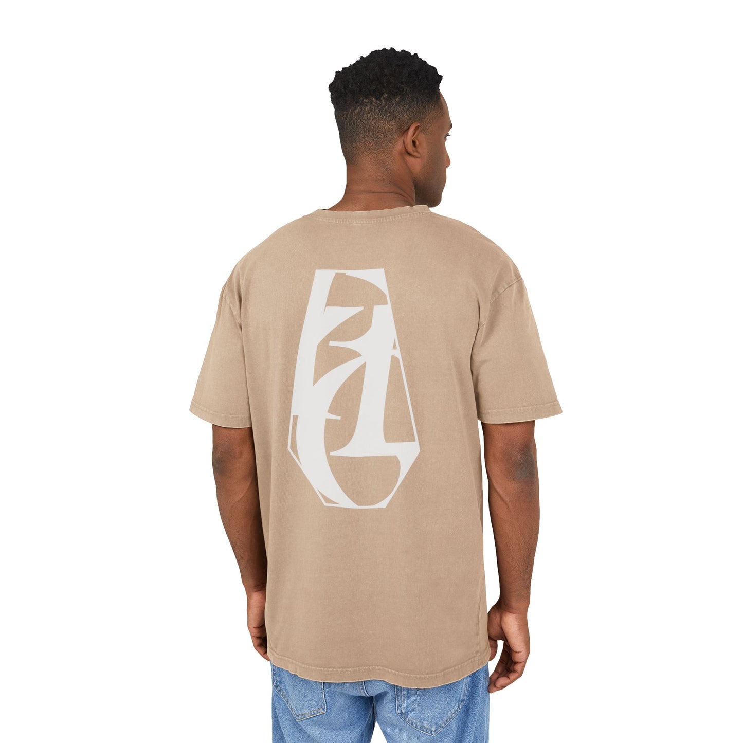 Coffin Acid Washed Heavy Oversize Tee(all sizes)