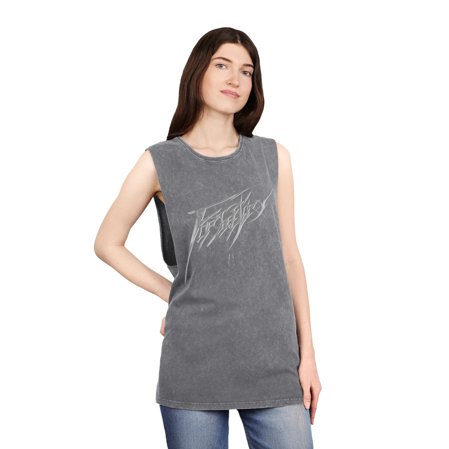 Chrome FGND Stonewash Tank Top