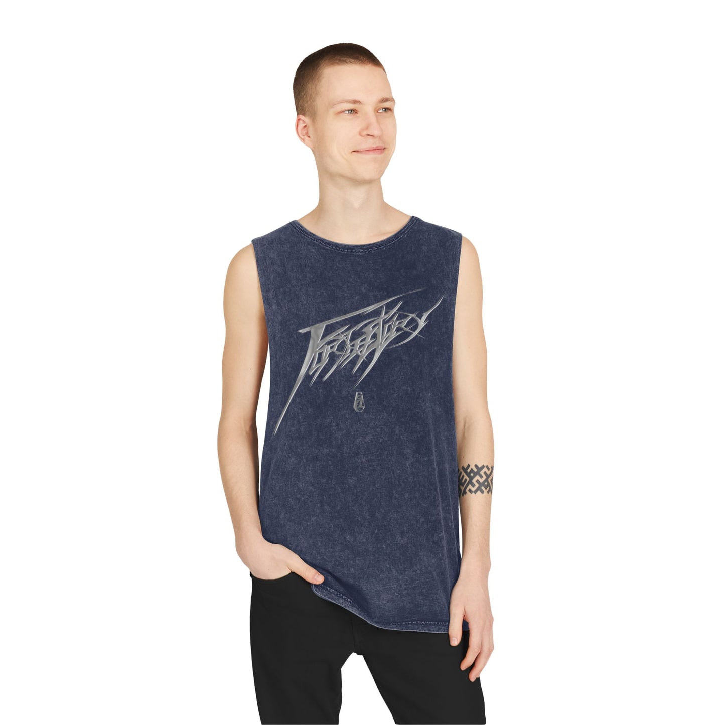 Chrome FGND Stonewash Tank Top