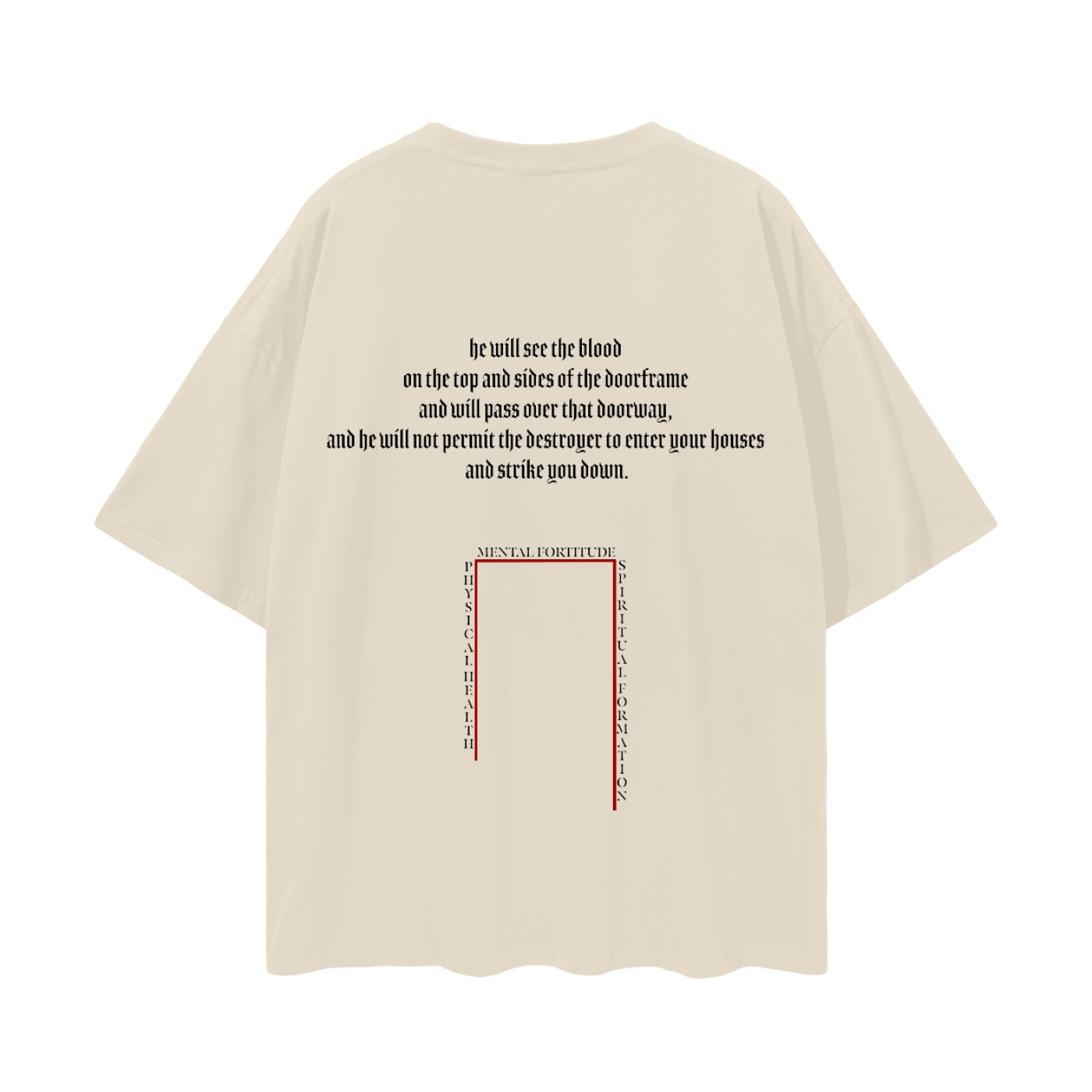 Blood Deep Drop Shoulder Tee