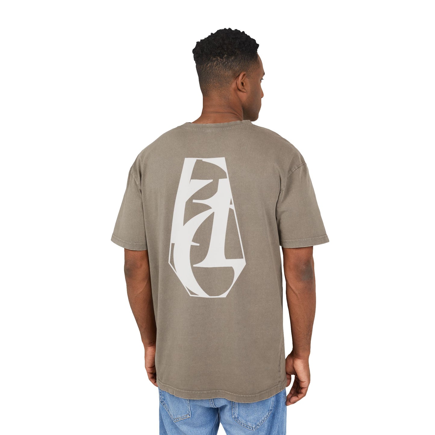 Coffin Acid Washed Heavy Oversize Tee(all sizes)