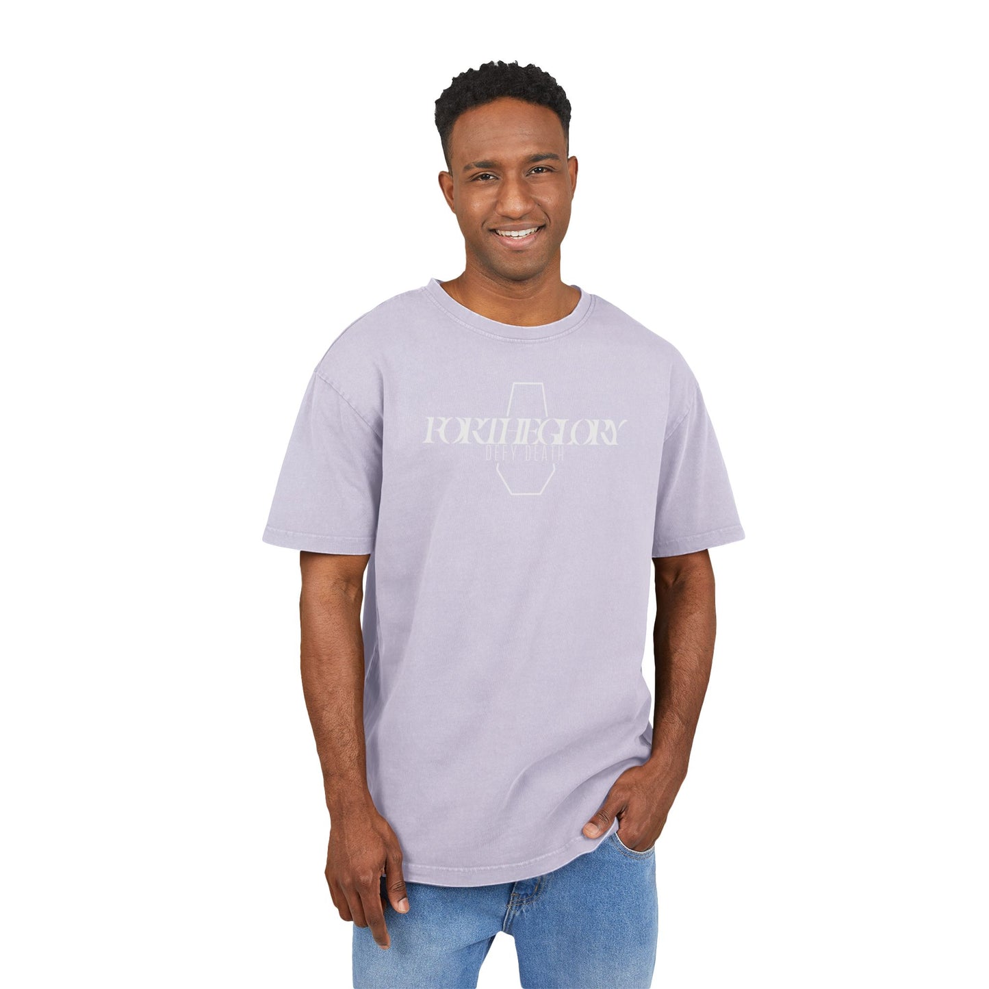 Coffin Acid Washed Heavy Oversize Tee(all sizes)