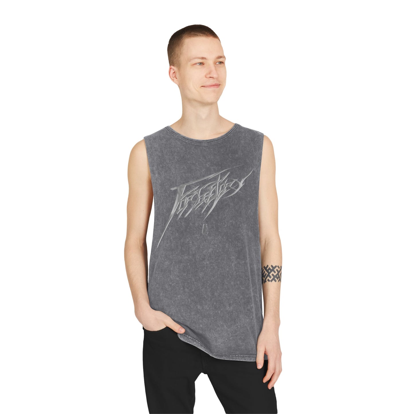 Chrome FGND Stonewash Tank Top