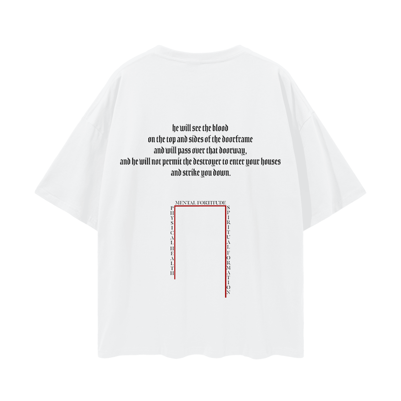 Blood Deep Drop Shoulder Tee