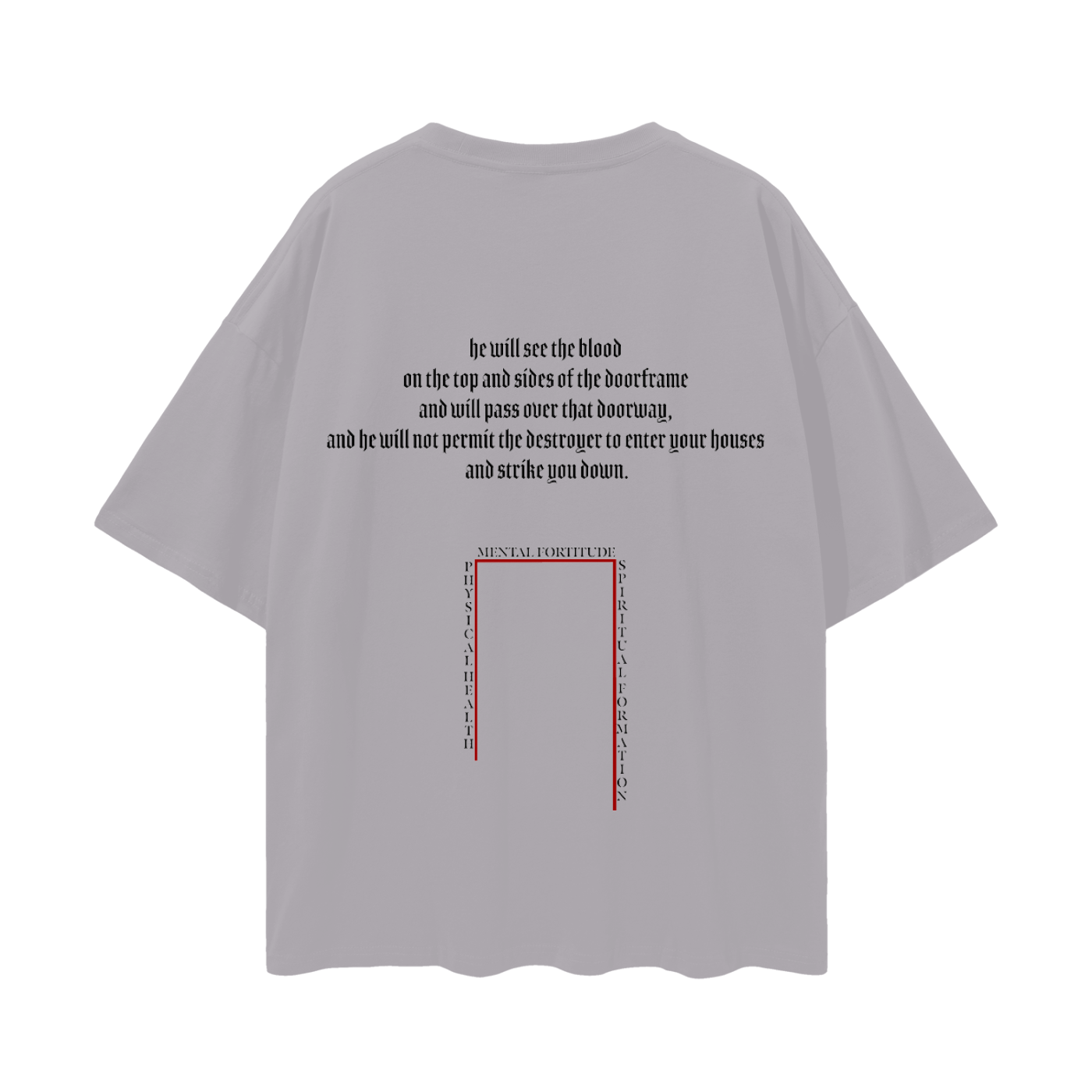 Blood Deep Drop Shoulder Tee
