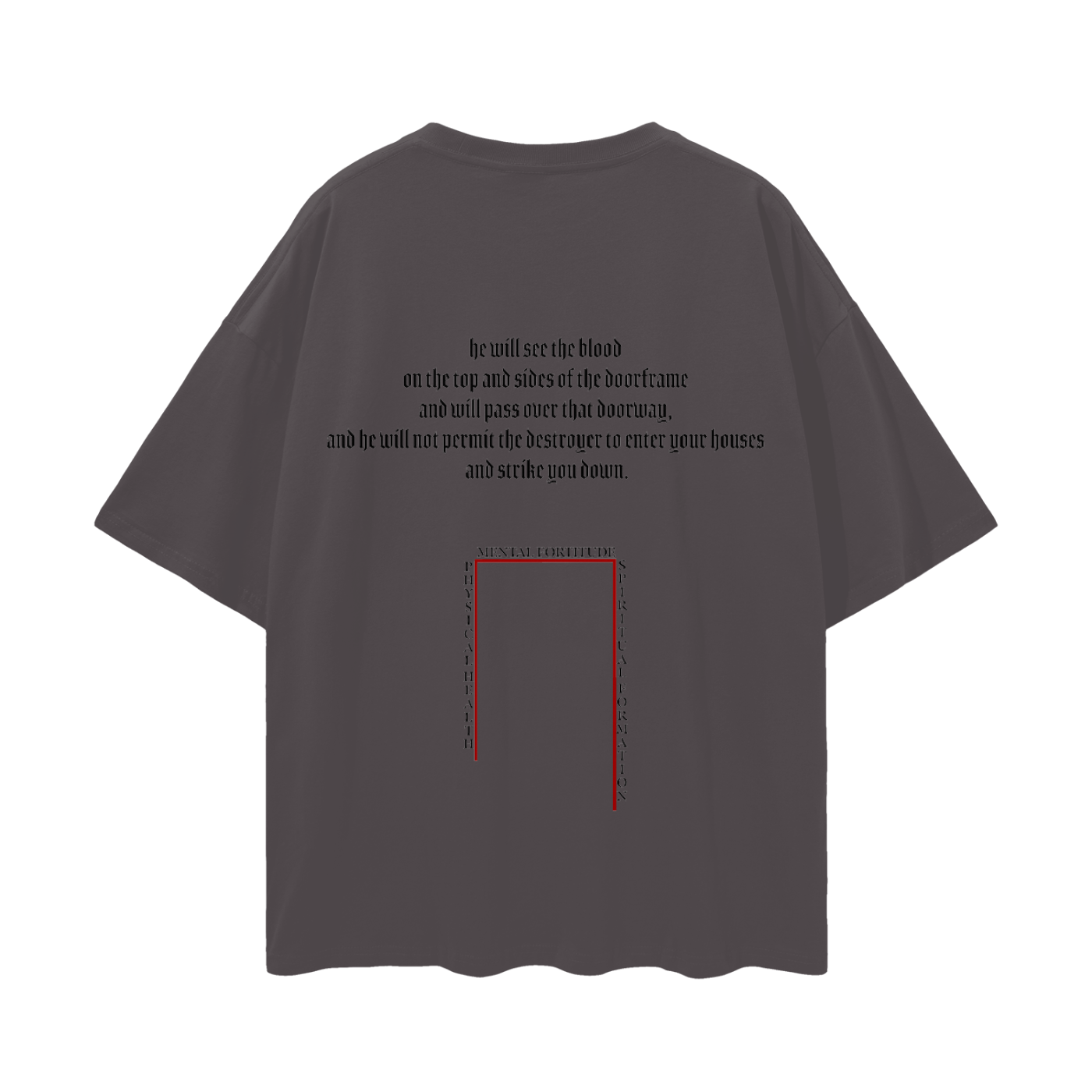 Blood Deep Drop Shoulder Tee